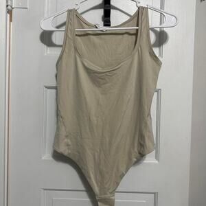Lululemon tancream bodysuit bodysuit